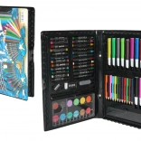 Likovni set u kovčežiću 67 kom – morski motiv