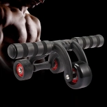 Kotačić za trbušnjake s podlogom za koljena, 4 kotača