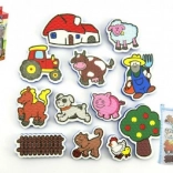 Vodolepke Moje prve životinjice: Farma 12 kom sa mrežicom