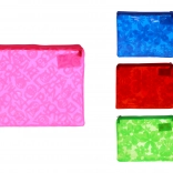 mapa za dokumente s patentnim zatvaračem s cvjetnim uzorkom 16 × 20,5 cm