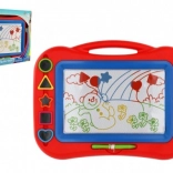 Magnetna ploča za crtanje s pečatima, 43 × 30 cm