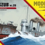 Poljski razarač ORP Kaszub model iz 1935, 1:400