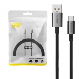 punjački i podatkovni kabel USB‑C BASEUS Superior s zaslonom 100 W 1,5 m crni