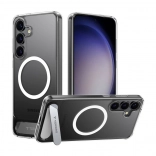 Prozirna magnetska futrola TORRAS Pstand sa stalkom za SAMSUNG S25+