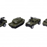 Metalni vojni autić 8 cm