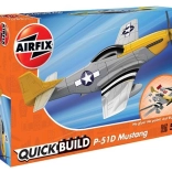 Konstrukcijski set AIRFIX QUICK BUILD Mustang P‑51D