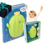 Bilježnica s kaktusom squishy, tvrdi uvez, 127 × 175 mm, 128 listova