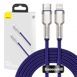 Baseus kabel USB‑C na Lightning 20 W, 2 m, ljubičasti