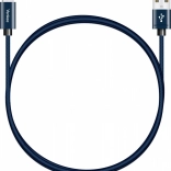Tekstilni USB-A 2.0 / USB‑C kabel 2 m – brzo punjenje 3 A i prijenos podataka 480 Mb/s