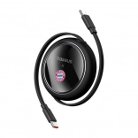 Uvlačivi USB‑C kabel 100 W BASEUS Free2Pull – FC BAYERN Edition, crni