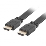 Crni ravni HDMI kabel v2.0 5 m