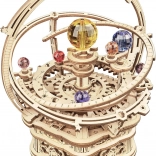 Rokr 3D drvene puzzle Zvjezdana noć – mehanički planetarij s glazbenom kutijom