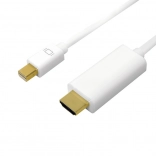 Kabel mini DisplayPort na HDMI 4K, 3 m bijeli