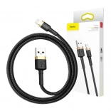 Baseus Cafule kabel za punjenje i prijenos podataka USB–Lightning 3 m 2.4A crno–zlatni