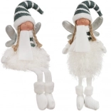 Sjedeća božićna vila sa sjajnim krilima RUHHY 55 cm