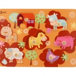 Drvena farma slagalica za djecu