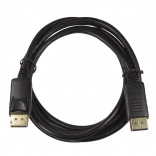 DisplayPort 1.2 kabel, 4K, 5 m, crni