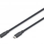 Silikonski USB‑C na USB‑C kabel 2 m, USB 3.2 Gen2 4K 100 W, crni