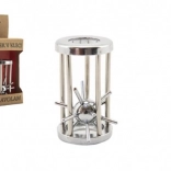 Metalna mozgalica Jež u kavezu, kromirana