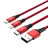 Univerzalni 3u1 USB kabel za punjenje s USB-C, microUSB i Lightning konektorima, 1,2 m