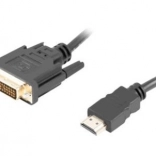 HDMI na DVI‑D Dual Link kabel 3 m – crni