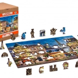 Drvene puzzle Doručak u Parizu 2u1