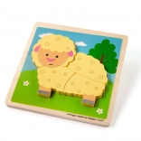 Umetni puzzle Ovčica od Bigjigs Toys