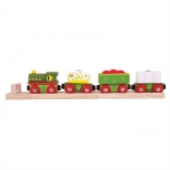Dinosaurov vlakić s tračnicama Bigjigs Rail