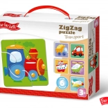 Far Far Land Puzzle ZigZag Prometni motiv sa 6 slika