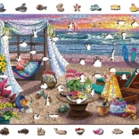 Drvene puzzle Ljetno vrijeme WOODEN CITY, 505 dijelova