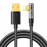 kutni kabel usb‑a na lightning 1,2 m crni joyroom