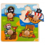 Umetaljka slagalica Pirati od Bigjigs Toys
