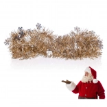 Božićni lanac 2 m srebrno‑šampanj HOME DECOR