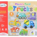 Izrada magneta – građevinski strojevi kreativni set