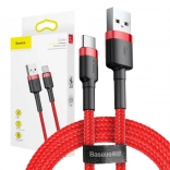Baseus Cafule USB‑C kabel 3 m, 2 A – crveni