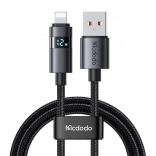 Mcdodo USB-A na Lightning kabel s LED zaslonom