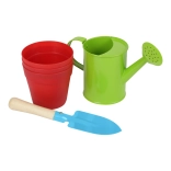 small foot dječji vrtlarski set s kantom za zalijevanje, lopaticom i teglama