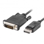 Kabel DisplayPort na DVI-D (24+1) 1 m crni