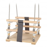 Drvena ljuljačka za djecu skandinavskog stila