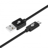 USB–micro USB kabel 1,5 m s crnim tekstilnim opletom
