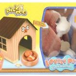 Plišani psić s kućicom i dodacima