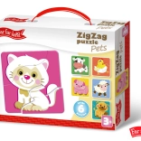 Puzzle ZigZag Ljubimci Far Far Land
