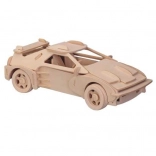 Drvene 3D puzzle sportski automobil Ferrari – veliki model