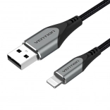 USB na Lightning kabel Vention 1 m sivi