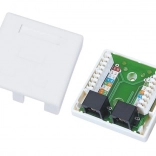 Nadmjeni utični modul UTP Cat.5e 2x RJ45