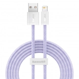 USB–Lightning kabel BASEUS Dynamic 2, 2 m, 2,4 A, ljubičasti