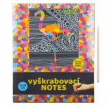 Strugalica bilježnica s šarenim slikama