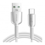 Joyroom USB-A na USB-C kabel 3A, opleten, 1,2 m, sivi