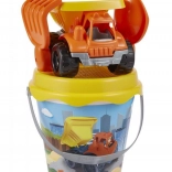 Kantić za pijesak sa građevinskim autićem i priborom 17 cm