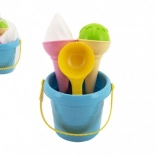 Set za pijesak s motivom sladoleda – plava kantica i žlica za sladoled